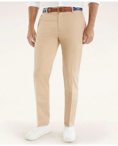 Brooks Brothers Slim Fit Stretch Cotton Advantage Chino Pants | Dark Khaki | Size 38 34
