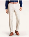 Brooks Brothers Regular Fit Stretch Cotton Advantage Chino Pants In Stone