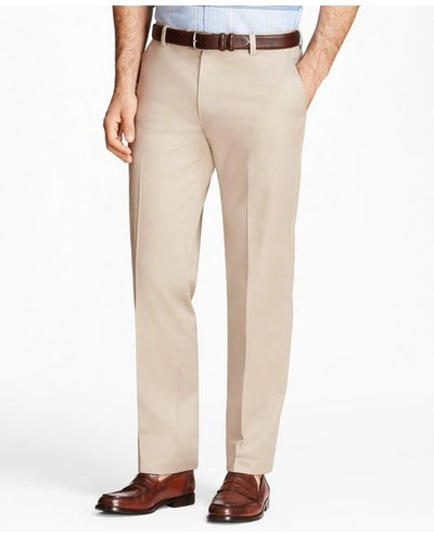 Brooks Brothers Slim Fit Stretch Cotton Advantage Chino Pants In Khaki