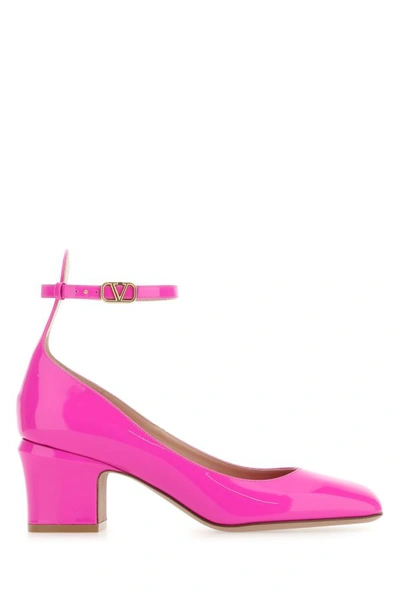 Valentino Garavani Tan-go 60 Patent-leather Pumps In Pink