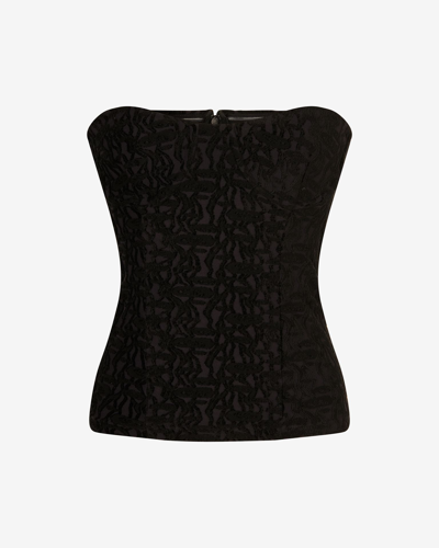 Isabel Marant Dolina Top In Black