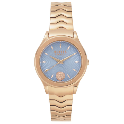 Pre-owned Versace Versus By  Women's Watch Wrist Mount Pleasant Vsp561218 Stainless Steel