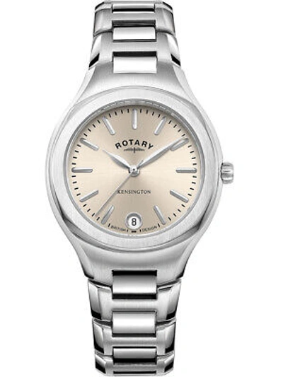 Pre-owned Rotary Lb05105/03 Kensington Ladies Watch 32mm 5atm