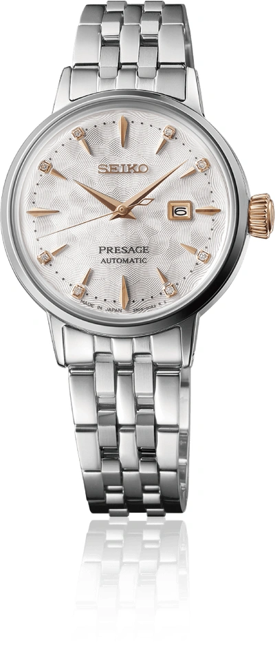 Pre-owned Seiko Presage Cocktail Time Automatic 30.3mm Water-resistant Women's Watch