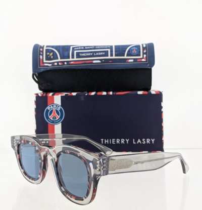 Pre-owned Thierry Lasry Brand Authentic  Sunglasses 850 Paris Saint Germain 45mm Frame In Blue