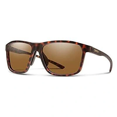 Pre-owned Smith Pinpoint Square Sunglasses Tortoise Havana Gold/chromapop Polarized Brown In Multicolor