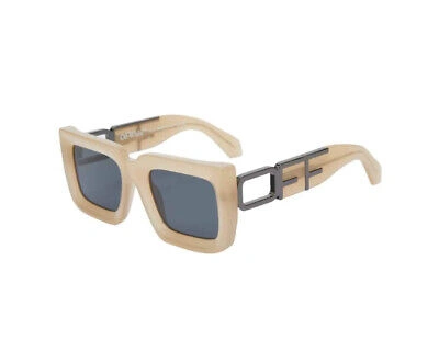 Pre-owned Off-white Sunglasses Boston Sand Dark Grey Man Woman In Gray