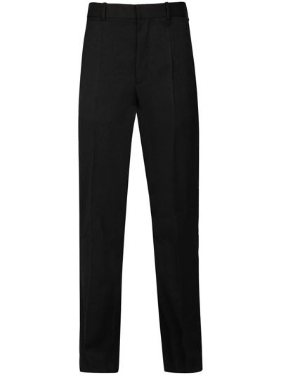 Rta Wide-leg Mid-rise Trousers In Black
