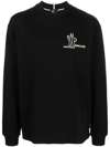 Moncler Logo-print Sweatshirt In Black
