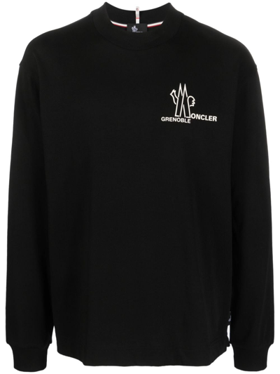 Moncler Logo-print Sweatshirt In Black