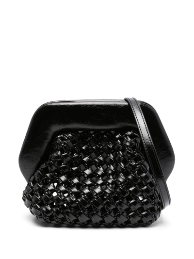 Themoirè Tasche Perforated-design Crossbody Bag In Black