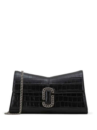 Marc Jacobs The St. Marc Convertable Clutch Bag In Black
