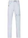 Rta Blue Wide Leg Jeans In Blue