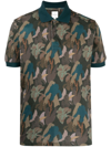 PAUL SMITH CAMOUFLAGE-PATTERN COTTON POLO SHIRT
