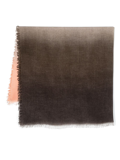 Faliero Sarti Krissy Degradé Frayed Scarf In Pink