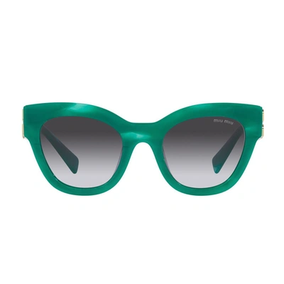 Miu Miu Eyewear Cat In Green