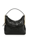 GUCCI GG-Embossed Leather Hobo Bag