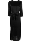 Armani Exchange Official Store Midi Dresses In Schwarz