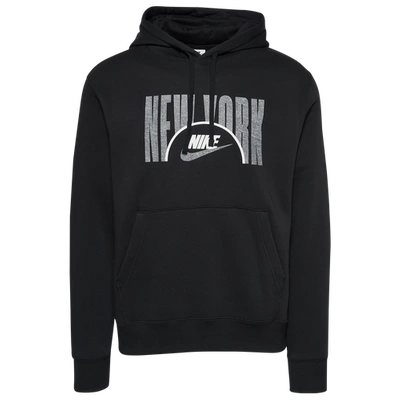 Nike Mens  City Fleece Pullover In Black/grey