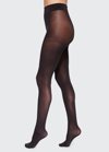 WOLFORD PURE 50 BASIC OPAQUE TIGHTS, BLACK