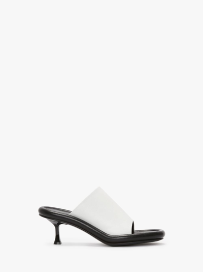 Jw Anderson Bumper Tube 75mm Mules In White