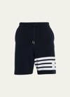 Thom Browne Cotton Shorts In Navy