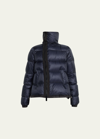 Sacai Short Puffer Jacket In Dnavy
