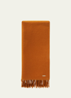 Loro Piana Cashmere Sciarpa Grande Fringe-trim Scarf In 30ax Almond Bloss