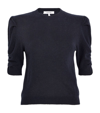 FRAME FRAME CASHMERE RUCHED SWEATER