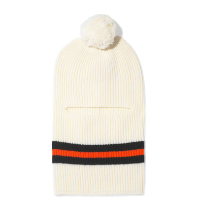 Cashmere In Love Cashmere-wool Balaclava Hat In White