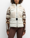 BOGNER MINKA SHEARLING HYBRID VEST WITH HOOD