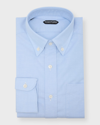 Tom Ford Cotton-poplin Shirt In Light Blue