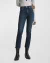 Rag & Bone Wren High Rise Ankle Slim Jeans In Ella In Ella
