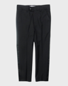 APPAMAN BOY'S SLIM-CUT TUXEDO trousers, BLACK