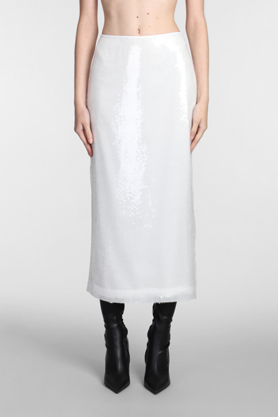 David Koma Skirt In White Polyester