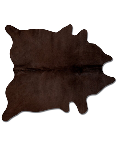 Natural Group Geneva Cowhide Rug In Chocolate