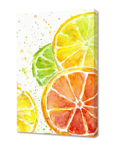 Curioos Juicy Citrus Watercolor By Olechkadesign Wall Art