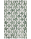 WEAVE & WANDER WEAVE & WANDER MARENGO MODERN GEOMETRIC WOOL AREA RUG