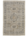 Weave & Wander Ramey Transitional Medallion Wool & Viscose Area Rug In Brown