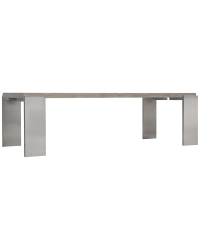 Bernhardt Foundations Dining Table, 102" In Gray