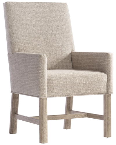 Bernhardt Aventura Fully Upholstered Arm Chair In Gray