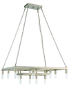 LUMANITY LUMANITY CORA 14-LIGHT MODERN LINEAR CHANDELIER