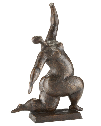 Currey & Company Stretching Dancer Bronze