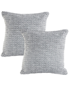 Lr Home Set Of 2 Insignia Geometric Throw Pillows