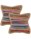 Lr Home Set Of 2 Riley Abstract Throw Pillows