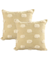Lr Home Set Of 2 Zeal Pom-pom Throw Pillows