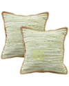 Lr Home Set Of 2 Riley Striped Throw Pillows