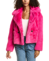 Noize Amiyah Belted Diamond Quilt Longline Jacket