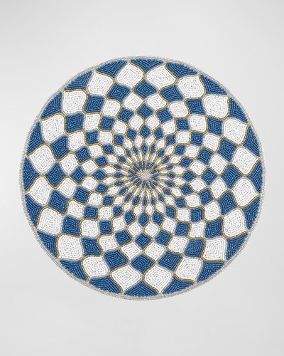 Mackenzie-childs Kaleidoscope Beaded Placemat