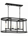 LUMANITY LUMANITY BRYANT 6-LIGHT LINEAR GEOMETRIC CHANDELIER